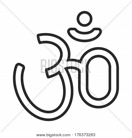 Hindu Symbol Vector Icon