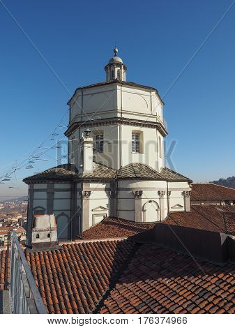 Monte Cappuccini Church In Turin
