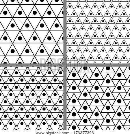 circle triangle design shape pattern background,vector Illustration EPS10