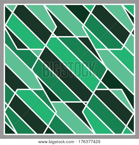 green tone stripe shape and white line background,vector Illustration EPS10