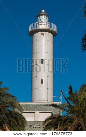 Lighthouse against the blue sky - San Benedetto del Tronto