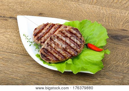 Grilled Burget Cutlet