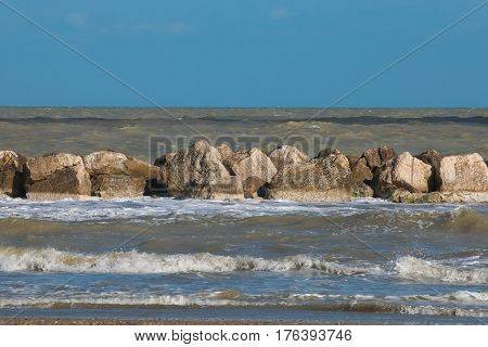 Summer vacation on San Benedetto del Tronto beach