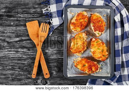 Baked Chicken Breast On Baking Sheet