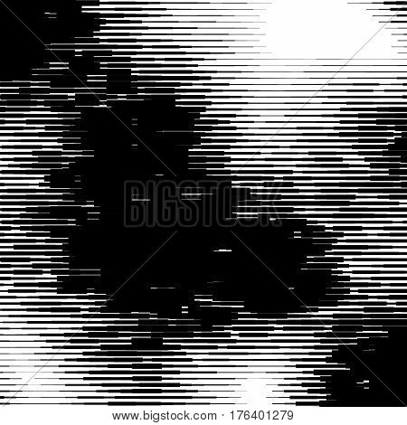 Random Lines, Stripes Texture. Glitch, Interference, Malfunction Pattern. Dynamic Lines.