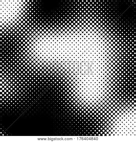 Halftone Gradation / Gradient Pattern, Abstract Geometric Pointillist Texture
