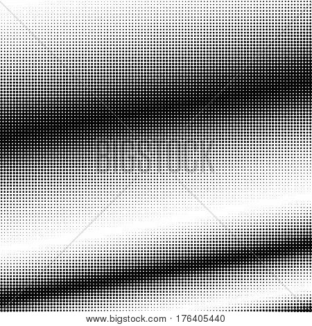 Halftone Gradation / Gradient Pattern, Abstract Geometric Pointillist Texture