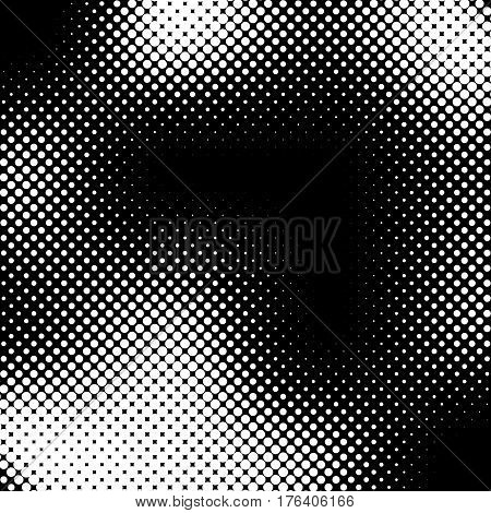 Halftone Gradation / Gradient Pattern, Abstract Geometric Pointillist Texture