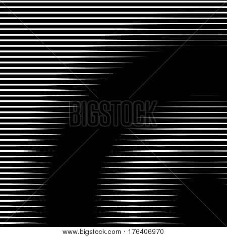 Abstract Geometric Pattern, Geometric Texture. Monochrome Abstractionist Illustration