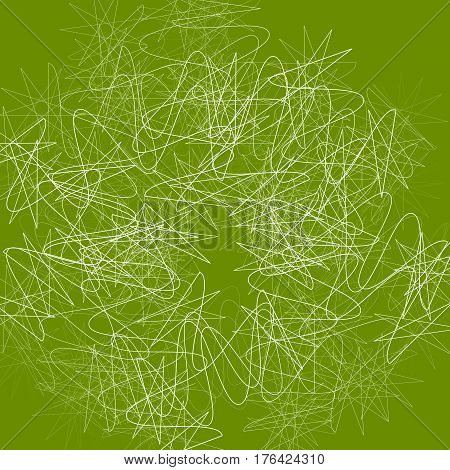 Random Squiggly Lines Abstract Monochrome Pattern, Texture