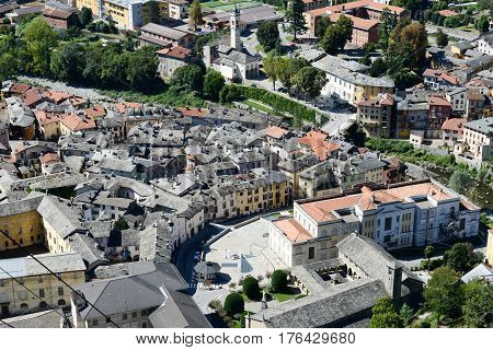The Village Of Varallo Sesia