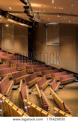 Chairs In Large Assembly Hall