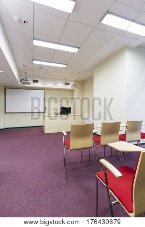 Cosy Lecture Room With Board
