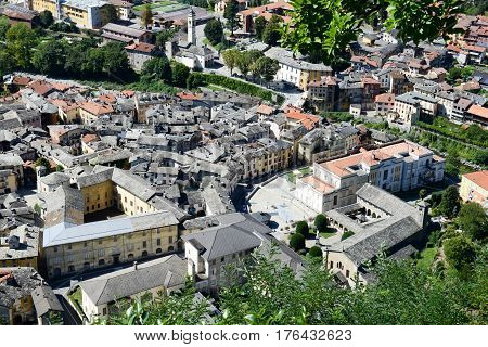 The Village Of Varallo Sesia