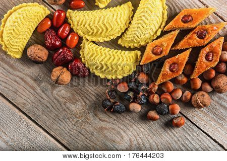 Eastern sweets to Novruz holiday. Novruz decoration