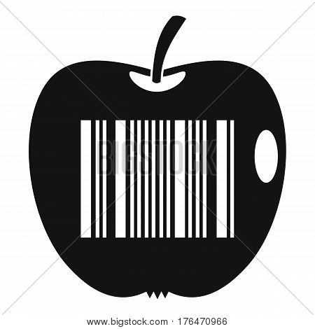 Code to represent product identification icon. Simple illustration of code to represent product identification vector icon for web