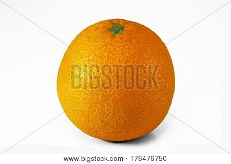 Orange fresh  fruit isolated on white background