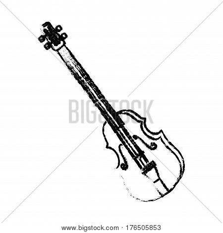 chello instrument isolated icon vector illustration design