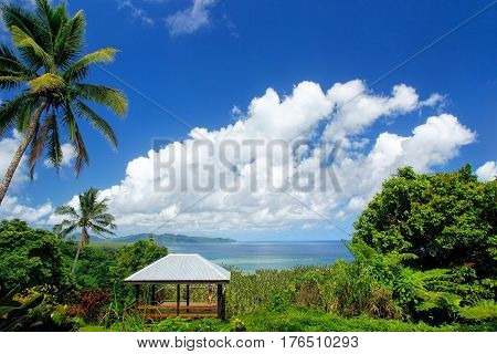 View Of Bouma National Heritage Park And Somosomo Strait On Taveuni Island, Fiji