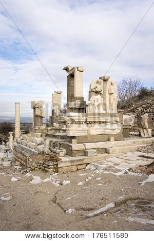 Unesco Heritage Site Of The Ancient City Of Ephesus, Selcuk, Turkey