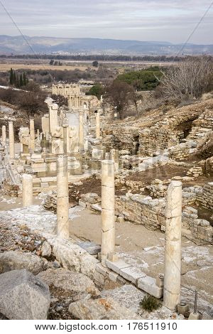 Unesco Heritage Site Of The Ancient City Of Ephesus, Selcuk, Turkey