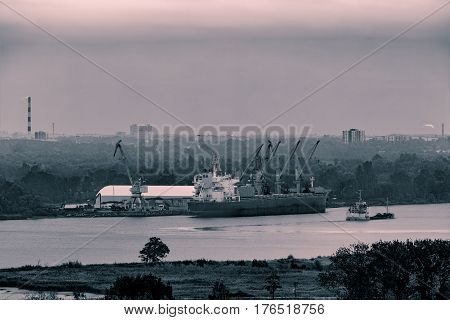 Cargo Ship Loading