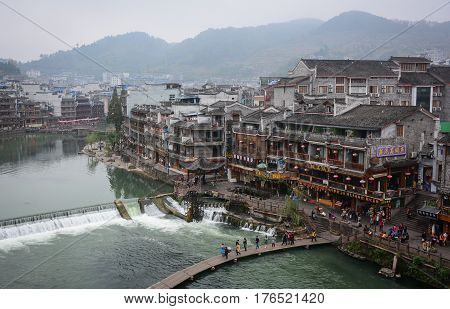 Fenghuang (phoenix) Ancient Town In China