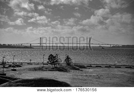 The new Little Belt bridge. Shot in Denmark