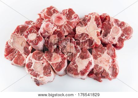 Oxtail Isolated On A White Background