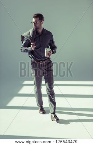 Handsome Man With Paper Cup