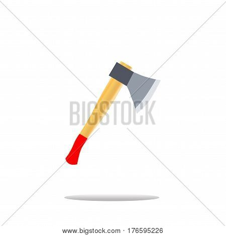 Ax icon colorful icon isolated on white background