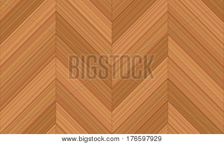 Chevron parquet - vector illustration of herringbone pattern version with straight line edges - seamless extensible in all directions.
