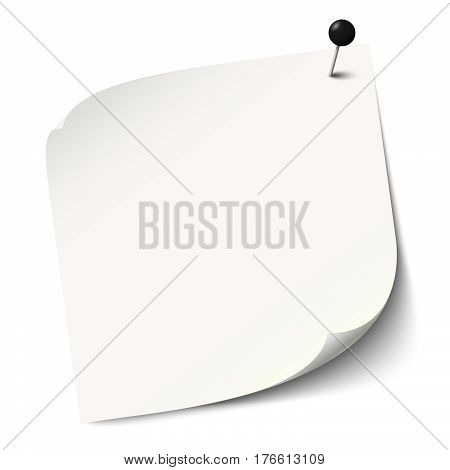 Note Pin Needle Vector & Photo (Free Trial) | Bigstock