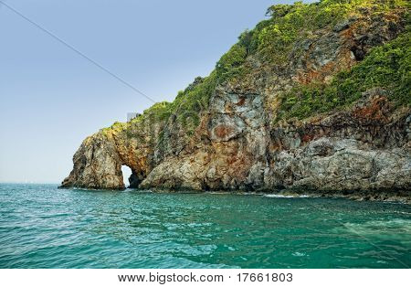 Thailand berømte ø Ko Talu havet liggende