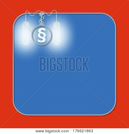 Text box for fill your text and paragraph mark
