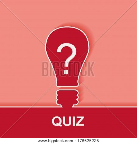 Quiz with question marks sign icon. Questions and answers game symbol. Vector illustration.