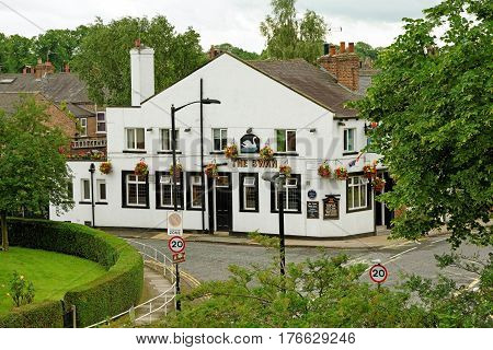 The Swan - A Traditional Ale-house Outside York's Historic City Walls, England, Uk.