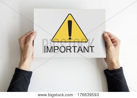 Important Caution Attention Alert Risk Stop