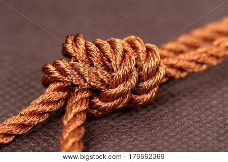 Closeup Polyester Rope