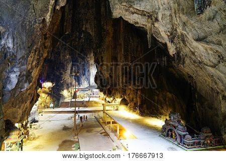 KUALA LUMPUR, 10 JANUARY 2017 - Batu Caves in Kulala Lumpur, Malaysia, Asia