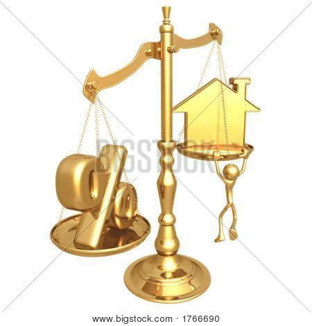 Realty sbilanciato scala percentuale e oro casa