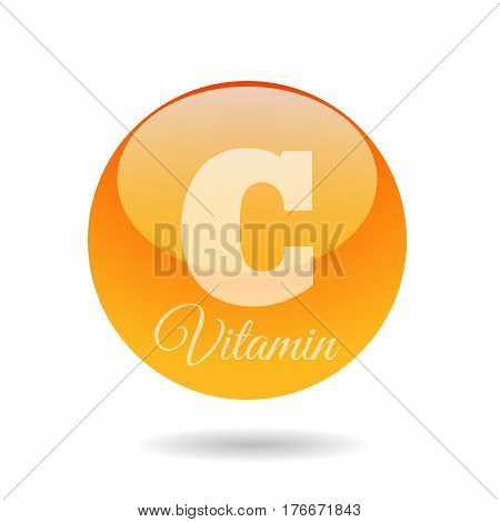 Vitamin E label  stickers eps 10 vector