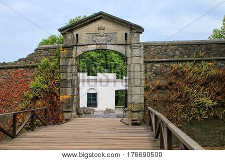 Porton De Campo (city Gate) In Colonia Del Sacramento, Uruguay.