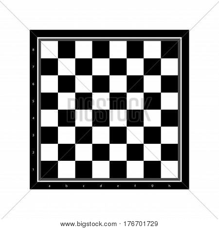 chessboard icon. flat vector illustration isolated on white background