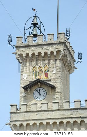 The Public Palace On Borgo Maggiore