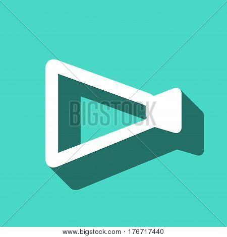 announcement icon stock vector illustration flat design