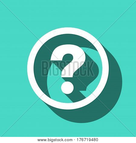help icon stock vector illustration flat design