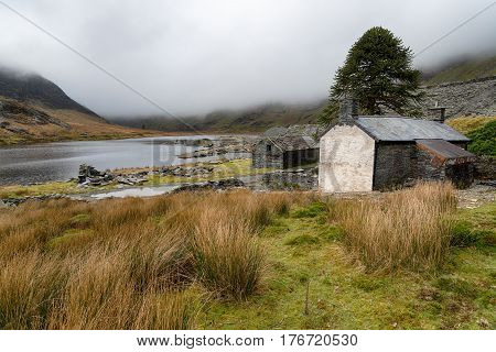 Abandoned Cottages At Cwmorthin