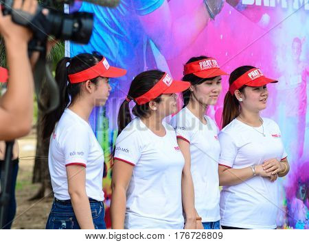 Young People Playing A Team Sport Game