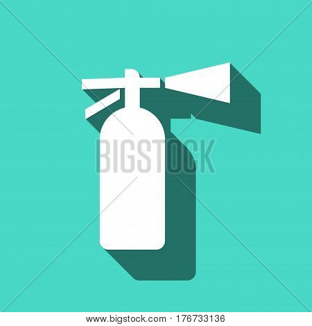 extinguisher icon  stock vector illustration flat design
